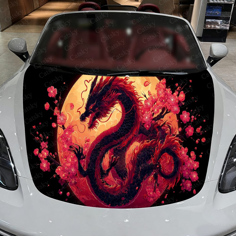 Full Moon Sakura Dragon Car Vi - Full Cover Adhesive ulasan dan harga