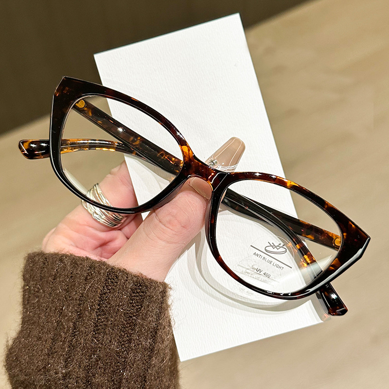 New Hot Girl Tr90 Cat Eye Myop - Anti Blue Light Film ulasan dan harga