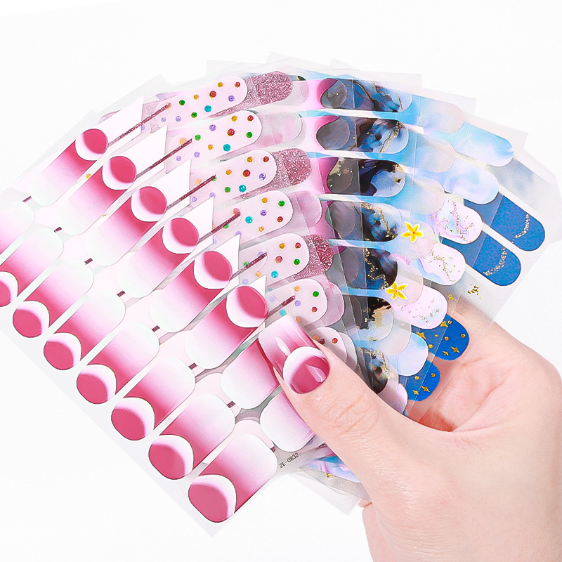 16Tips Marble Gradient Starry  - Full Cover Adhesive ulasan dan harga