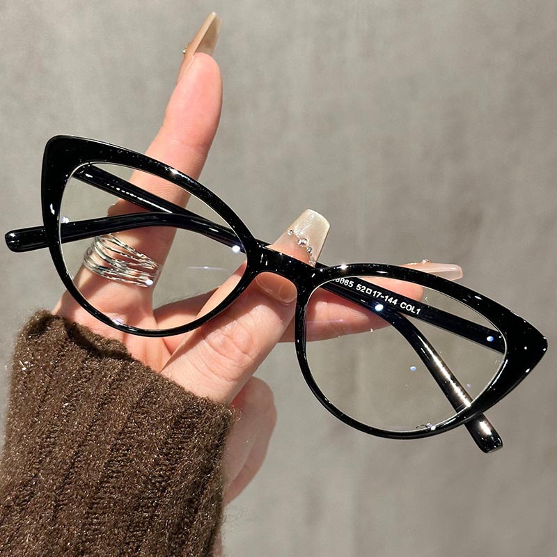 Small Cat Eye Eyeglasses Women - Anti Blue Light Film ulasan dan harga