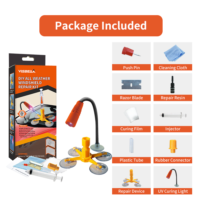 Visbella Car Windshield Repair - Liquid Uv Glue Kit ulasan dan harga