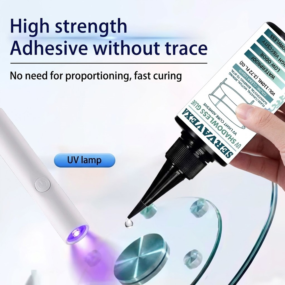 Clear UV Glue Kit 110ml with C - Liquid Uv Glue Kit ulasan dan harga