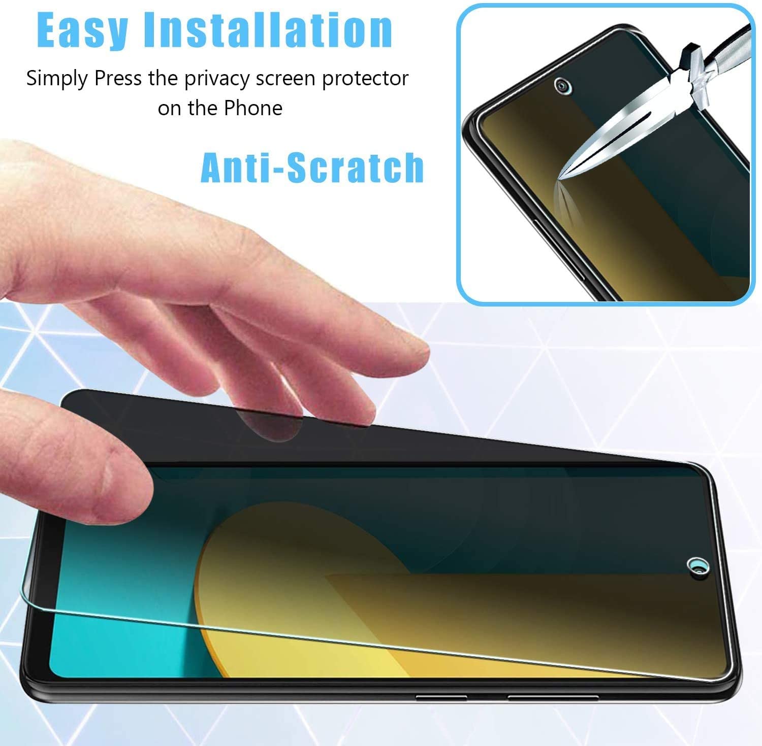 2 PACK Privacy Filter Tempered - Privacy Filter 2Pack ulasan dan harga