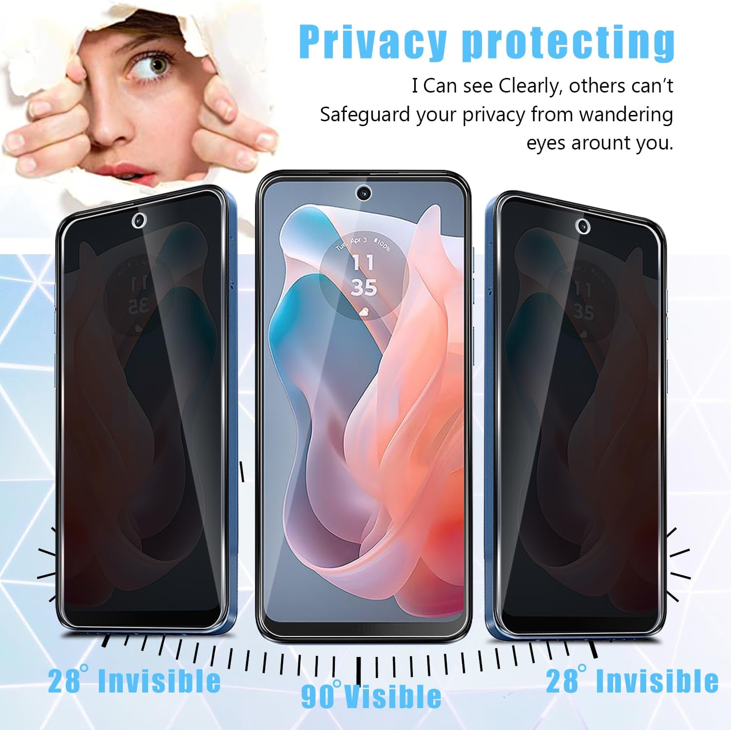 2 PACK Privacy Filter Tempered - Privacy Filter 2Pack ulasan dan harga